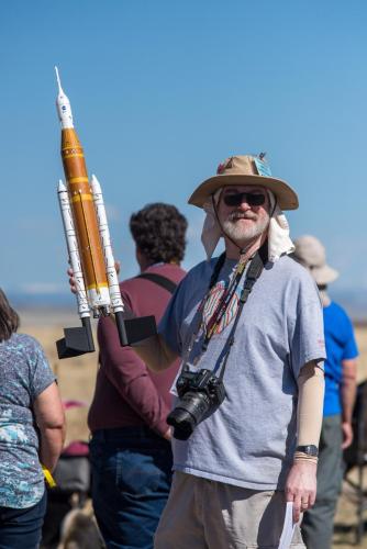 Tom Beach and his SLS Rocket